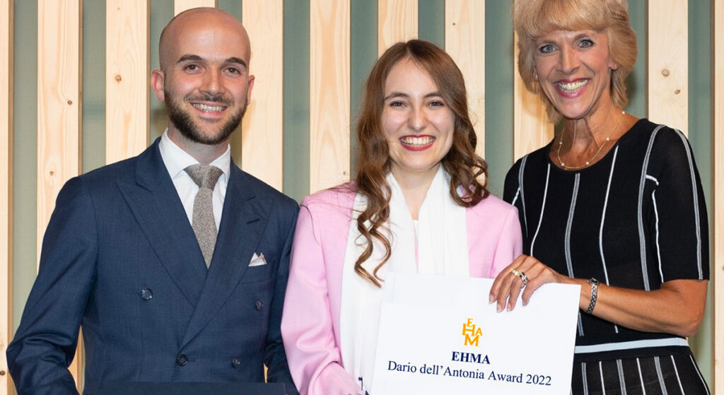 EHMA Dario dell’Antonia award at Ecole Hotelière de Lausanne on 15 July, 2022